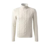 HACKETT Rollkragenpullover Herren Slim Fit beige, XXL