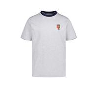 HACKETT T-Shirt Herren Regular Fit Kurzarm Rundhals Baumwolle grau, M