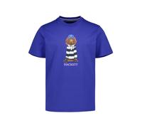 HACKETT T-Shirt Herren Slim Fit Kurzarm Rundhals Baumwolle blau, M