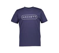 HACKETT T-Shirt Herren Slim Fit Kurzarm Rundhals Baumwolle grau, M