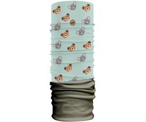 HAD Herren Schal H.A.D. Originals Kids Fleece (HA221) ONE SIZE Mouse Bear - Fleece: Lightgrey