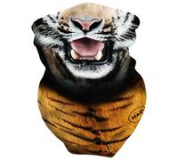 HAD Kinder Multifunktionstuch Originals Bike Grimz Raubkatze weiß