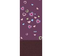 Had Tuch Winter für Kinder -Hearts lila Fleece