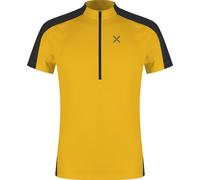Montura Unisex Wander-t-shirt Mann Hade Zip T-shirt Gelb M