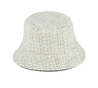 Hadley Wren Damen Wendbarer Tweed Bucket Hat, Cream, Einheitsgröße