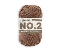 Häkel- und Strickgarn: 100% pflanzlich, besonders leichtes Garn. 15% Kapok, 85% Baumwolle Ocker