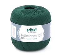 Häkelgarn 100 Gründl 100% Baumwolle, Filetgarn,häkeln, 100g 566 m,NS -2,Stärke 10 (115 tanne)