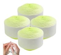 Häkelgarn,4 Stück Bastelfaden Mit Farbverlauf,Weiches Garn - Für Enthusiasten, Hobbyisten, Quiltprojekte, Stoffreparatur, Schalherstellung Und Künstlerische