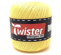 Häkelgarn Twister - Gelb - 100g