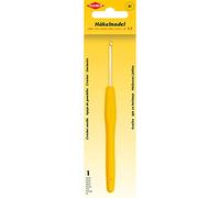 KLEIBER Häkelnadel, Größe 3,5, Kunststoffgriff, gelb