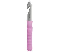 Häkelnadel: Handlicher Griff mit flachen Fingern: Aluminium: 17 cm x 15 mm