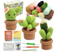 Häkelset für Anfänger, Häkelnadel Set, DIY Handwerkskunst mit Häkelnadeln | Amigurumi Set, Handnähnadel, Häkeln für Anfänger, Kreativ Strickset Bastelset Erwachsene Kinder Geschenk DIY Strickzubehör