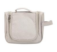 Hängende Toilettenbeutel mit Haken Großer Kapazität Raum Sparen Transparente Fächer Make -up Kosmetiktasche Schwarz Größe Alles Organisierte Hängende Toilettenbaghanging Make -up (Eine Größe)