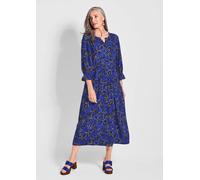 Hängerchen Kleid mit floralem Druck blau 40