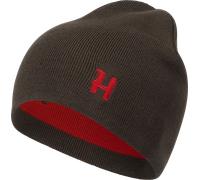 Härkila Aspire Reversible Beanie Herr Shadow brown/Red