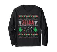 Hässliches Weihnachts-Thema, personalisiertes Geschenk für Zelda. Langarmshirt