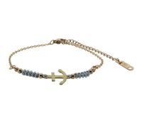 HAFENKLUNKER - HARMONY TEXTIL Armband / roségold - grau