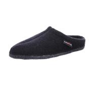 Haflinger Walktoffel Alaska, Unisex-Erwachsene Ungefüttert Hausschuhe, Schwarz (Schwarz 03), 36 EU