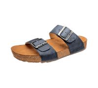 HAFLINGER Bio Andrea Leder Pantolette Sandale Country Marine (1722), Gr 43