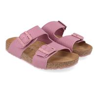 Haflinger - Bio Bonnie - Damen Leder-Sandale mit Korkfußbett - Pink, Gr. 40
