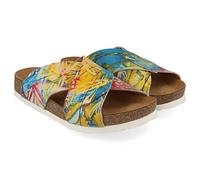 HAFLINGER Leder-Pantoletten in Bunt - 49% | Größe 41 | Damen Pantoletten