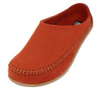HAFLINGER Blizzard Credo Filz Pantoffel mit Gummisohle Hausschuh Fuchs, Gr. 46