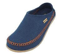 HAFLINGER Blizzard Credo Filzpantoffel mit Gummisohle Hausschuh Kaskade, Gr. 42