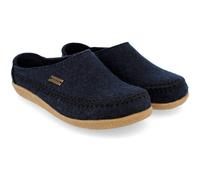 HAFLINGER Blizzard Credo Filzpantoffel mit Gummisohle Hausschuh Kapitän, Gr. 43