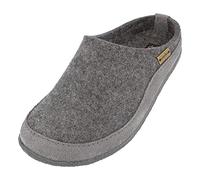 HAFLINGER Blizzard Skane Herren Hausschuhe grau Wollfilz 40 Grau Herren