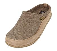 HAFLINGER Blizzard Skane Filzpantoffel Hausschuh Gummisohle Unisex Torf, Gr. 42