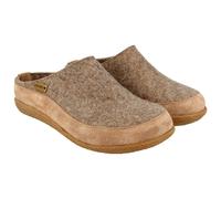 HAFLINGER Blizzard Skane Filzpantoffel Hausschuh Gummisohle Unisex Torf, Gr. 36