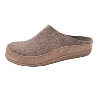 HAFLINGER Blizzard Skane Filzpantoffel Hausschuh Gummisohle Unisex Torf, Gr. 46