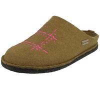 HAFLINGER Damen Hausschuh Filz Pantoffel Flair Crossroad 314038, Größe:38 EU, Farbe:Mehrfarbig