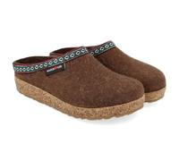 HAFLINGER Damen Hausschuh Herren Pantoffel Schurwolle Grizzly Franzl 711001