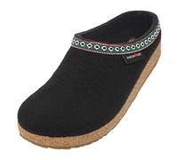HAFLINGER Damen Hausschuh Herren Pantoffel Schurwolle Grizzly Franzl 711001