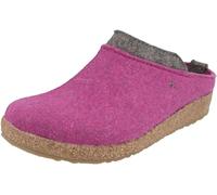 HAFLINGER Damen Hausschuh mehrfarbiger Filz Pantoffel Grizzly Speed 731099, Größe:42 EU, Farbe:Pink