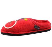 HAFLINGER Damen Hausschuh Pantoffel AR Bicycle 313060-3, Größe:36 EU, Farbe:Rot
