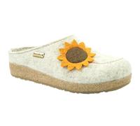 HAFLINGER Damen Hausschuh Pantoffel Grizzly Maya Wollfilz 731041, Größe:41 EU, Farbe:Beige