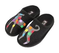 HAFLINGER Damen Hausschuh Pantoffel Wolle Flair Felix 313034