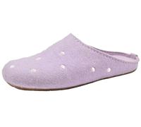 HAFLINGER Damen Hausschuh Pantoffel Wollfilz gepunktet Everest Noblesse 484012, Größe:38 EU, Farbe:Rosa