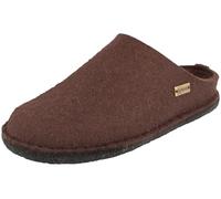HAFLINGER Damen Herren Hausschuhe Pantoffeln Filz Flair Soft 311010, Größe:46 EU, Farbe:Braun