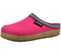 HAFLINGER Damen Pantoffel Herren Hausschuh Filz Wolle Grizzly Franzl 711001, Größe:41 EU, Farbe:Pink