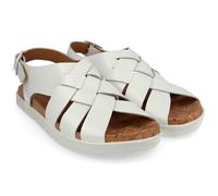 HAFLINGER Elba Summer Slide Pantolette Sandale mit Riemen Weiß (1761), Gr. 39