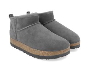 Haflinger - Elsa - Hüttenschuhe, Gr. 36, grau (Anthracite)