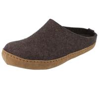 Haflinger Emil´s Toffel Damen Hausschuhe Clogs Filzschuhe braun Wollfilz