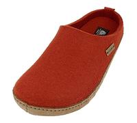 HAFLINGER Emils Toffel Filzpantoffel Hausschuh mit Ledersohle Unisex