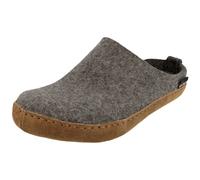 Haflinger - Emils Toffel - Unisex Filz-Pantoffel - Anthrazit, Gr. 41