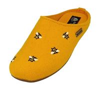 HAFLINGER Everest Api Filzpantofffeln mit Applikation Mais (252), Gr. 40