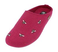 HAFLINGER Everest Api Filzpantofffeln mit Applikation Port (33), Gr. 36