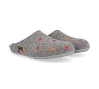 HAFLINGER Everest Farfalline Filzhausschuhe mit gestickten Schmetterlingen
